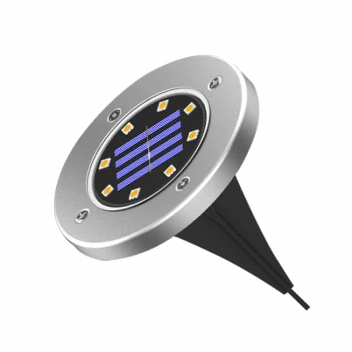 8 LEDs Bunt dimmbares Solar-Garten-Gartenlichtsensor-Typ Intelligente Lichtsteuerung Vergrabenes Licht – Bild 2