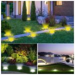 8 LEDs Bunt dimmbares Solar-Garten-Gartenlichtsensor-Typ Intelligente Lichtsteuerung Vergrabenes Licht – Bild 11