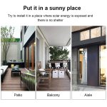 Solar-LED-Induktions-Wandleuchte für den Außenbereich, Nachtlicht, Radar, Induktionsbeleuchtung für den menschlichen Körper, weißes Licht, White Light (Black), White Light (Grey), White Light (White) – Bild 10