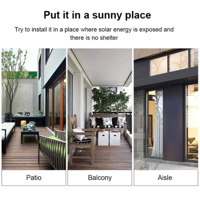 Solar-LED-Induktions-Wandleuchte für den Außenbereich, Nachtlicht, Radar, Induktionsbeleuchtung für den menschlichen Körper, weißes Licht, White Light (Black), White Light (Grey), White Light (White) – Bild 10