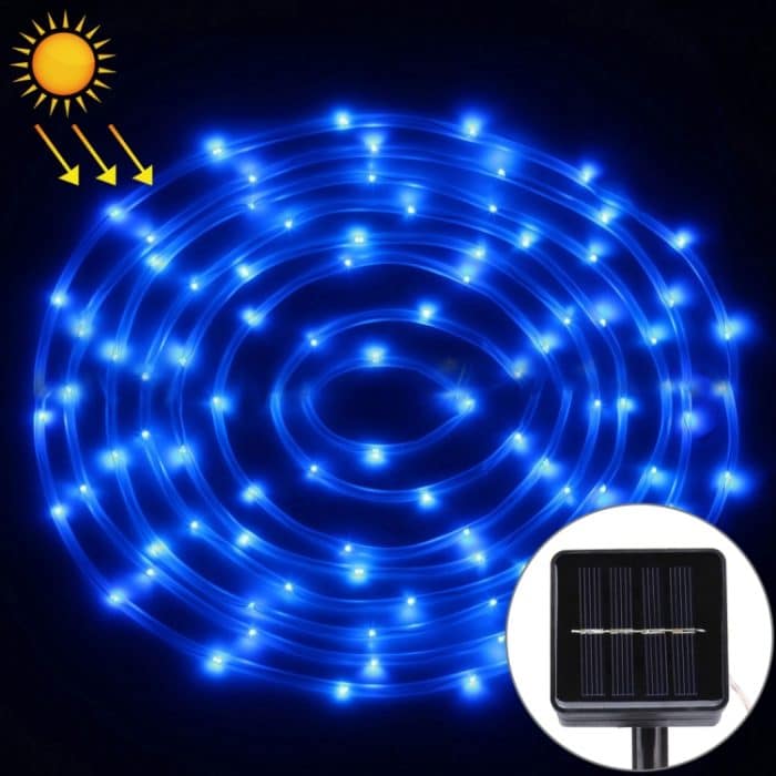 Wasserdichtes Solarpanel mit 50 LEDs, 5m 50LED Blue Light, 5m 50LED White Light, 5m 50LED Warm White – Bild 1