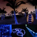 Wasserdichtes Solarpanel mit 50 LEDs, 5m 50LED Blue Light, 5m 50LED White Light, 5m 50LED Warm White – Bild 6
