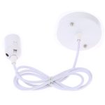 E27-Lampenfassung, DIY-Deckenleuchter, Glühbirnen, Schraubsockel, Kabellänge: 1 m, E27 White – Bild 3