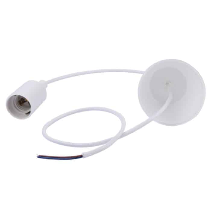 E27-Lampenfassung, hängender Draht, Kronleuchter, Lampenfassung, Lampensockel, Stromkabel mit Lampenschirm, Kabellänge: 1 m, with Lampshade – Bild 2