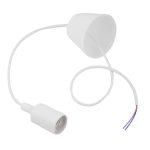 E27-Lampenfassung, hängender Draht, Kronleuchter, Lampenfassung, Lampensockel, Stromkabel mit Lampenschirm, Kabellänge: 1 m, with Lampshade – Bild 3