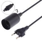 E27-Drahtsockel-Lampenfassung, Kronleuchter-Steckdose mit 1,2 m Verlängerungskabel, kleiner UK-Stecker, EU Plug, 1.5m, AU Plug, 1.2m, US Plug, 1.5m, Small UK Plug, 1.2m, Big UK Plug, 1.5m – Bild 3
