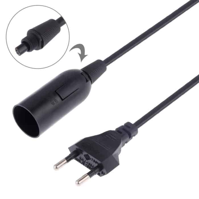 E14-Drahtsockel-Lampenfassung, Kronleuchter-Steckdose mit 1,2 m Verlängerungskabel, kleiner UK-Stecker, EU Plug, 1.5m, AU Plug, 1.2m, US Plug, 1.5m, Small UK Plug, 1.2m, Big UK Plug, 1.5m – Bild 3