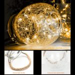 Solarenergie-Glasflaschen-Pendelleuchte, IP55, wasserdicht, für den Außenbereich, Gartendekoration, Warm White Light – Bild 4