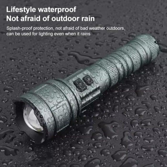 G62 20W weiße Laser-Docht-Teleskop-Zoom-LED-Taschenlampe – Bild 8