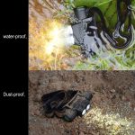 D25 10W 2 x XML-2 IPX6 wasserdichtes Stirnbandlicht, 2400 LM USB Charging Einstellbarer LED-Außenscheinwerfer – Bild 9