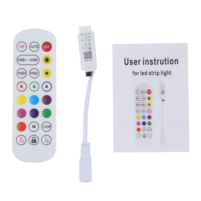Bluetooth Smart App LED RGB Controller mit 24keys Fernbedienung, 5-12V – Bild 5