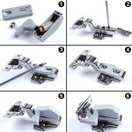 0,3 W Universal Innenscharnier LED Sensorlampe Schrank 3 LEDs Nachtlicht Auto ON/OFF Glühbirne, 1 PCS White Light, 1 PCS Warm White – Bild 5