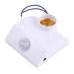 E27 Induktionslampenhalter des menschlichen Körpers, AC 110-240V