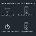 200 W Max E27 APP Fernbedienung WiFi Smart Glühbirnenadapter Lampensockel Funktioniert mit Alexa Echo und Google Home, AC 100-250V – Bild 7