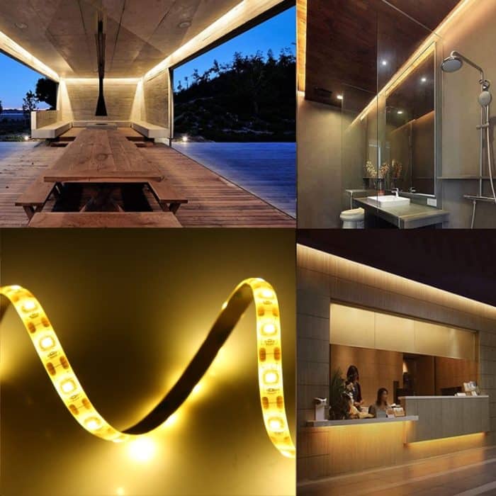 USB 2835 SMD LED Warm Light Waterproof Epoxy Lichtschlauch, DC 5 V, Länge: 50 cm – Bild 5
