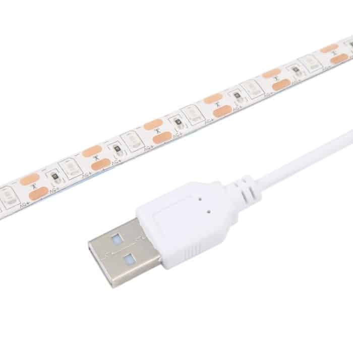 USB 2835 SMD LED UV Purple Light Wasserdichtes Epoxid-Lichtschlauch, DC 5 V, Länge: 2 m – Bild 2