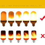 E27 6W LED simulierte flackernde Flammeffekt-Glühbirne, 1400K mit 3 Modi, AC 85-265V – Bild 7