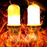 E27 6W LED simulierte flackernde Flammeffekt-Glühbirne, 1400K mit 3 Modi, AC 85-265V – Bild 9