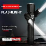 KS-738 USB-Aufladung Wasserdichte T6 + XPE Zoombare LED-Taschenlampe mit 4 Modi und 18650 Lithiumbatterie – Bild 8