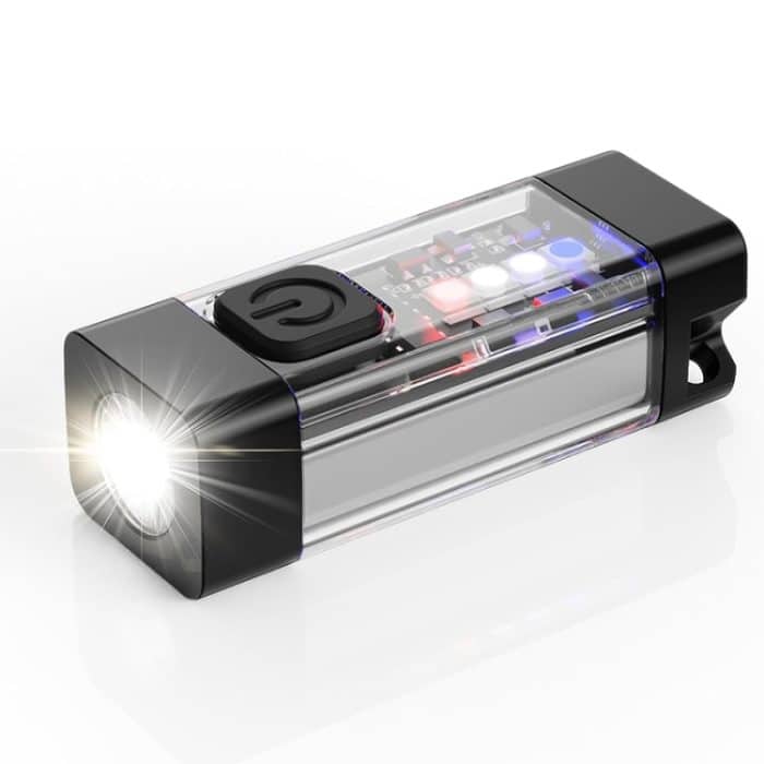 3W Weißlicht-COB-LED-Taschenlampe, multifunktionale Schlüsselanhänger-Mini-Taschenlampe – Bild 1