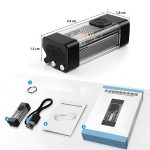 3W Weißlicht-COB-LED-Taschenlampe, multifunktionale Schlüsselanhänger-Mini-Taschenlampe – Bild 2