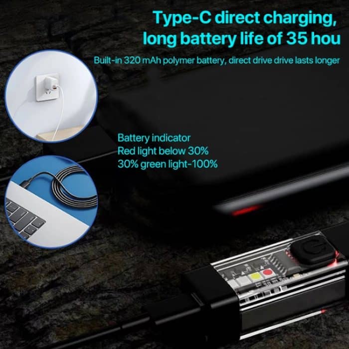 3W Weißlicht-COB-LED-Taschenlampe, multifunktionale Schlüsselanhänger-Mini-Taschenlampe – Bild 11