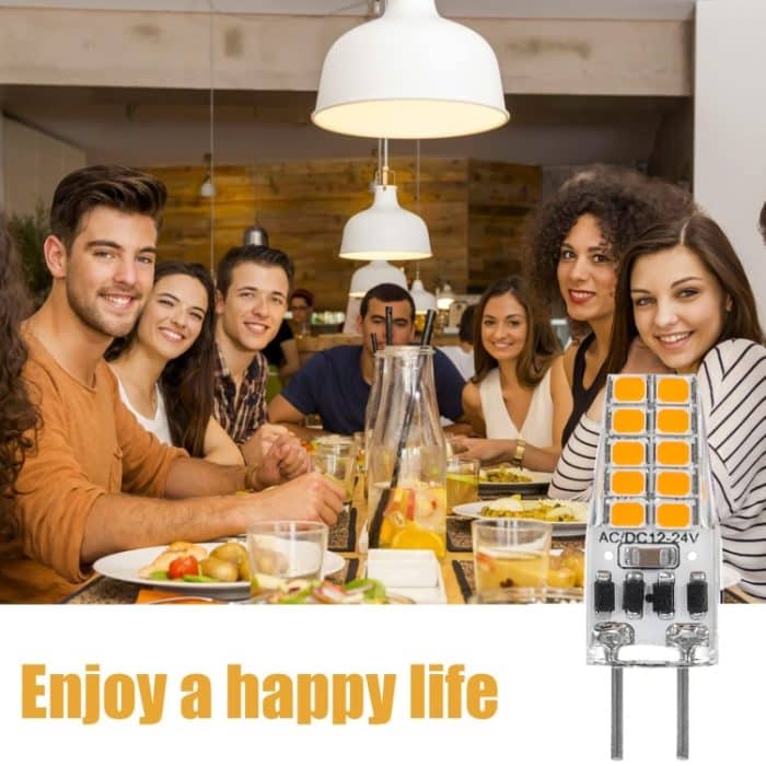 GY6.35 3W 245-280LM 20 LED SMD 2835 Dimmer Mais Glühbirne, AC/DC 12V – Bild 6