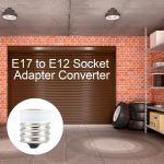 E17 auf E12 Glühbirnen-Adapter-Konverter – Bild 4