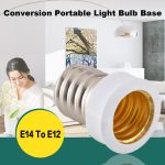 Adapterkonverter für Glühlampen E14 zu E12 – Bild 5