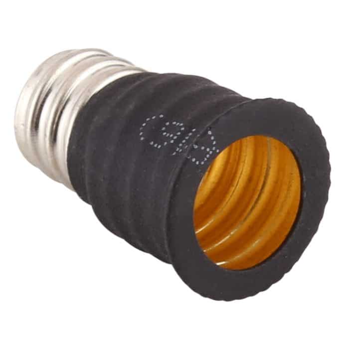 E12 auf E14 Glühbirnen-Adapter-Konverter, E12 to E14 (Black), E12 to E14 (White) – Bild 2