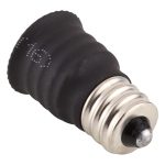 E12 auf E14 Glühbirnen-Adapter-Konverter, E12 to E14 (Black), E12 to E14 (White) – Bild 3