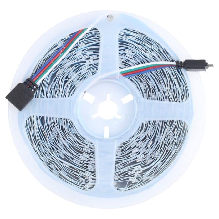 10m 300 LEDs SMD 5050 IP44 Wasserdichte RGB-Lichtstreifen mit 24-Tasten Fernbedienung, EU-Stecker – Bild 2