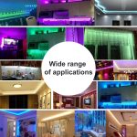 20m 600 LEDs SMD 5050 IP44 Wasserdichte RGB-Lichtstreifen mit 24-Tasten Bluetooth + Musik-Fernbedienung, EU-Stecker – Bild 7