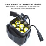 6 Abschnitte 18650 Batterie Multifunktions-Mobile-Power-Box mit 8,4 V Rundkopf und 5 V USB-Doppelspannungsausgang ohne Batterie, 8.4v – Bild 5