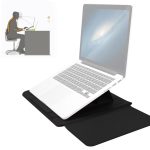 4-in-1-Universal-Laptoptasche aus wasserdichtem PU-Leder mit Griff, Ständer und Stifthalter + 2 Wickler + Maustasche + Ladegerättaschenset für 17-Zoll-Laptops, 17 inch