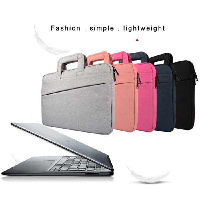 ST03S 15,6 Zoll Doppelte Seitentaschen Tragbare Oxford-Stoff-Tasche mit weichem Griff Tragbare Laptop-Tablet-Tasche, 15.6 inch Black, 15.6 inch Pink, 15.6 inch Grey, 15.6 inch Deep Space Gray, 15.6 inch Navy Blue – Bild 2