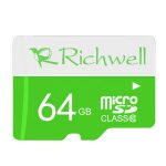 Richwell 64 GB Hochgeschwindigkeits-Micro-SD-Speicherkarte (TF) der Klasse 10