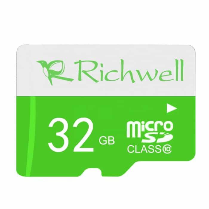 Richwell 32 GB Hochgeschwindigkeits-Micro-SD-Speicherkarte (TF) der Klasse 10 – Bild 2