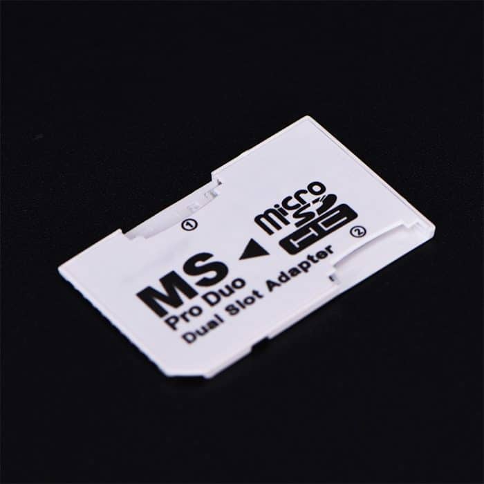 CR-5400 Micro SDHC (TF) mit zwei Steckplätzen zu MS PRO Duo Adapter, unterstützte Gesamtkapazität: 64 GB – Bild 3
