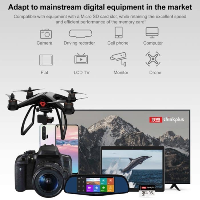 Lenovo 64 GB TF (Micro SD) -Karte Hochgeschwindigkeitsspeicherkarte – Bild 3