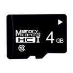 4 GB High Speed ​​Class10 Black TF (Micro SD) Speicherkarte