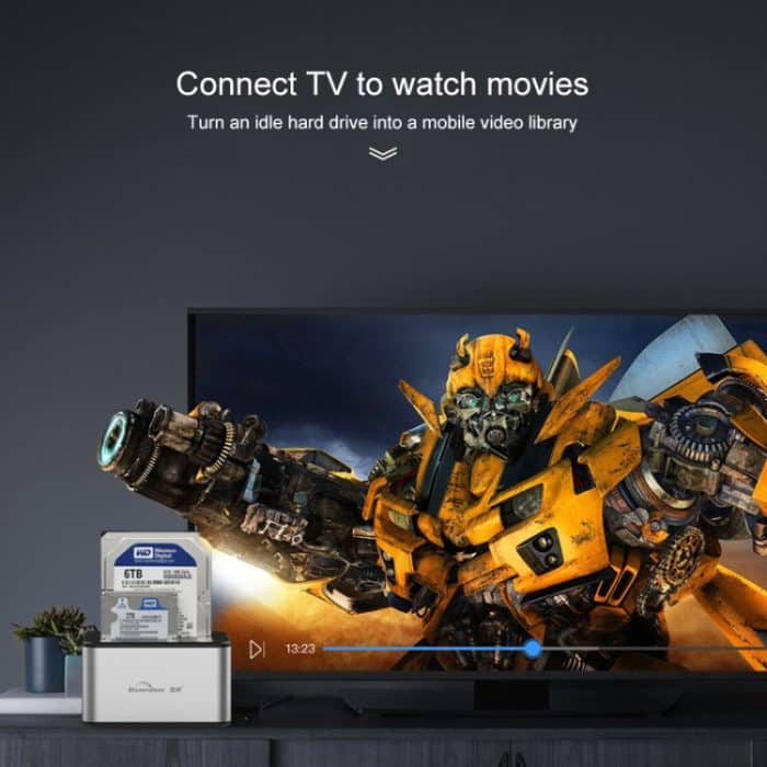 Blueendless 2,5/3,5 Zoll SATA USB 3.0 2 Bay Offline Copy Festplattendock – Bild 10