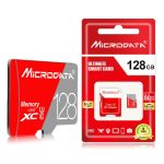 MICRODATA 128 GB Class10 Rot und Grau TF (Micro SD) Speicherkarte – Bild 4