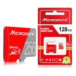 MICRODATA 256 GB Class10 Rot und Grau TF (Micro SD) Speicherkarte – Bild 4