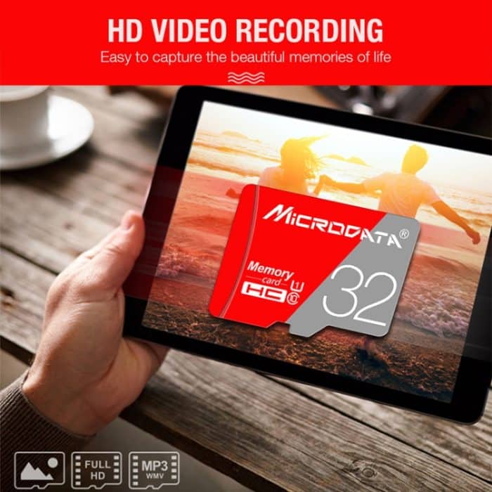 MICRODATA 256 GB Class10 Rot und Grau TF (Micro SD) Speicherkarte – Bild 10