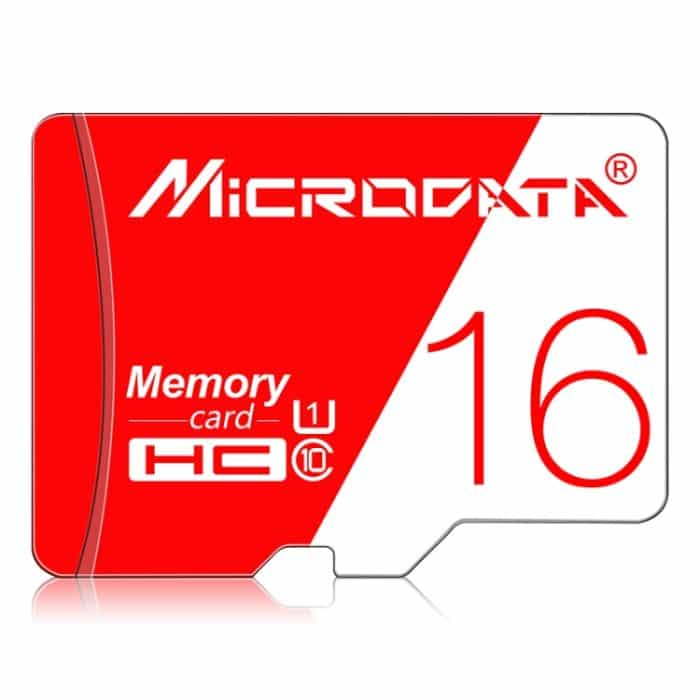 MC5750.jpg MICRODATA 16 GB Hochgeschwindigkeits-U1-Rot-Weiß-TF-Speicherkarte (Micro SD) – Bild 1