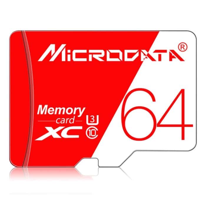 MC5752.jpg MICRODATA 64 GB Hochgeschwindigkeits-U3-Rot-Weiß-TF-Speicherkarte (Micro SD) – Bild 1