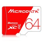 MICRODATA 64 GB Hochgeschwindigkeits-U3-Rot-Weiß-TF-Speicherkarte (Micro SD) – Bild 2