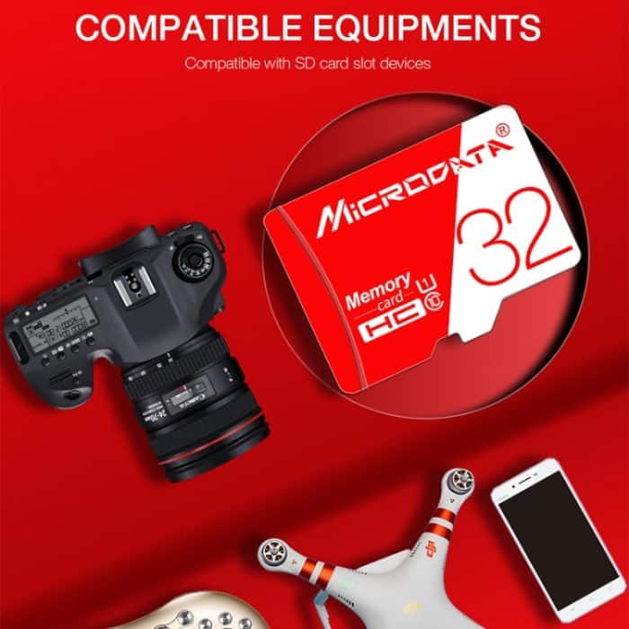 MICRODATA 64 GB Hochgeschwindigkeits-U3-Rot-Weiß-TF-Speicherkarte (Micro SD) – Bild 10