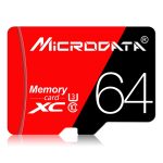 MICRODATA 64 GB High Speed ​​U3 Rot und Schwarz TF (Micro SD) Speicherkarte – Bild 2
